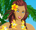 Jogar Hawaiian Beauty Dress Up